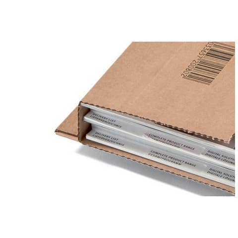 Scatola fustellata ColomPac in cartone ondulato f.to 51x33x8,5 cm avana - CP020.18